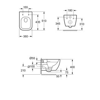 Подвесной унитаз Allen Brau Infinity 4.21004.20 белый